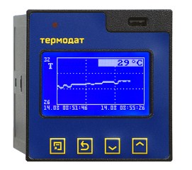 ПИД-регулятор температуры одноканальный СИСТЕМЫ КОНТРОЛЯ ТЕРМОДАТ 16Е6/1УВ/1В/2Р/1С/1Т/485/4Gb/F Уровнемеры