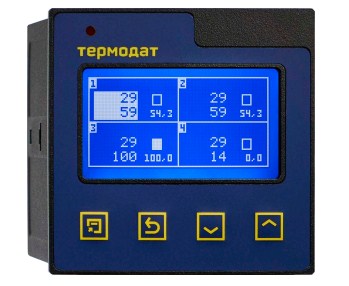 Системы контроля ТЕРМОДАТ 17Е6/4УВ/4Р/1Р/2RS485/8Gb/F-БАВ4А1-4U Уровнемеры