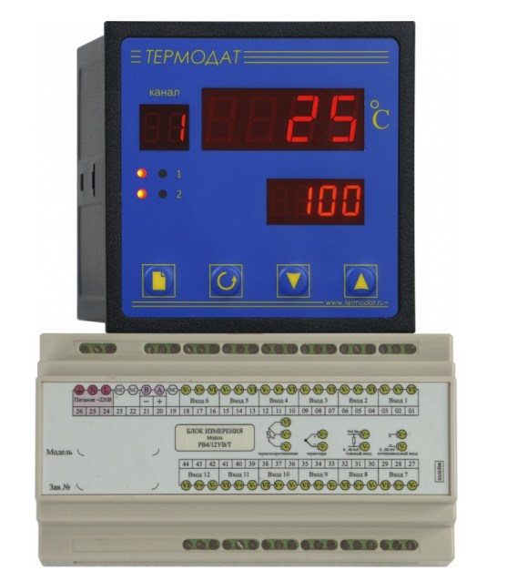 Системы контроля ТЕРМОДАТ 22К5/2Р/485-РВ/8УВ/8Р/8Р Уровнемеры