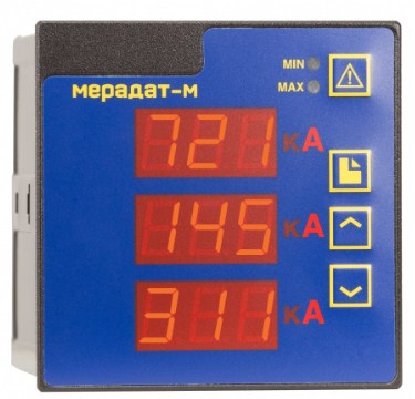 Системы контроля МЕРАДАТ М3ВА1/3AV(0/400)/3АС(0/10)/3Р/485/4М Даталоггеры