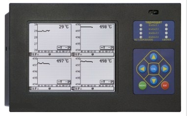 Системы контроля ТЕРМОДАТ 19М6/4УВ/4Р/4Р/485/8Gb/F Термометры