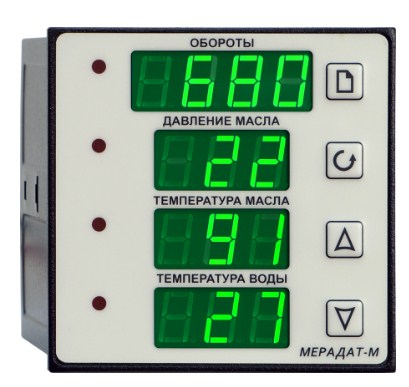 Системы контроля МЕРАДАТ М64М1-2И/2УВ/DC(4/20)/Н/4Р/24В/РМРС Термометры