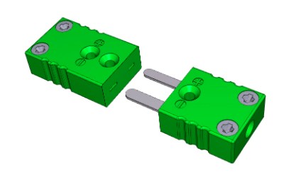 Разъем термопарный СИСТЕМЫ КОНТРОЛЯ РТХА Клеммы, сжимы, разъемы